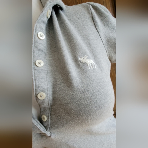 Abercrombie & Fitch Sz S Gray Polo - Picture 2 of 5